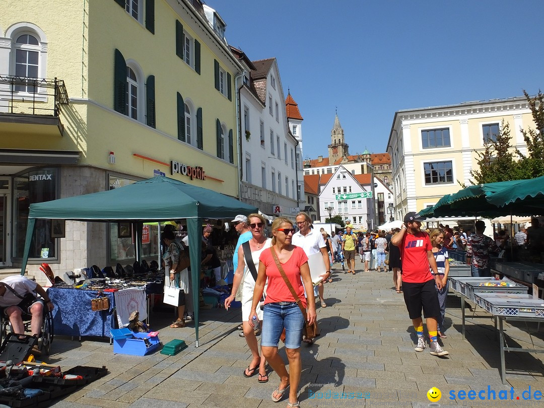 Flohmarkt in Sigmaringen am Bodensee, 26.08.2017