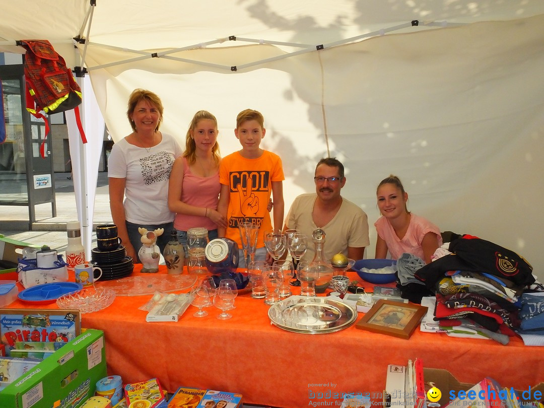 Flohmarkt in Sigmaringen am Bodensee, 26.08.2017