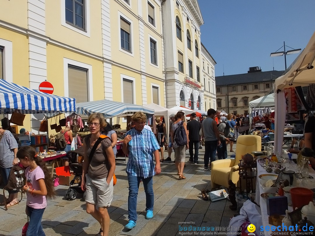 Flohmarkt in Sigmaringen am Bodensee, 26.08.2017