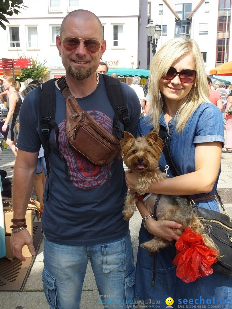 Flohmarkt in Sigmaringen am Bodensee, 26.08.2017