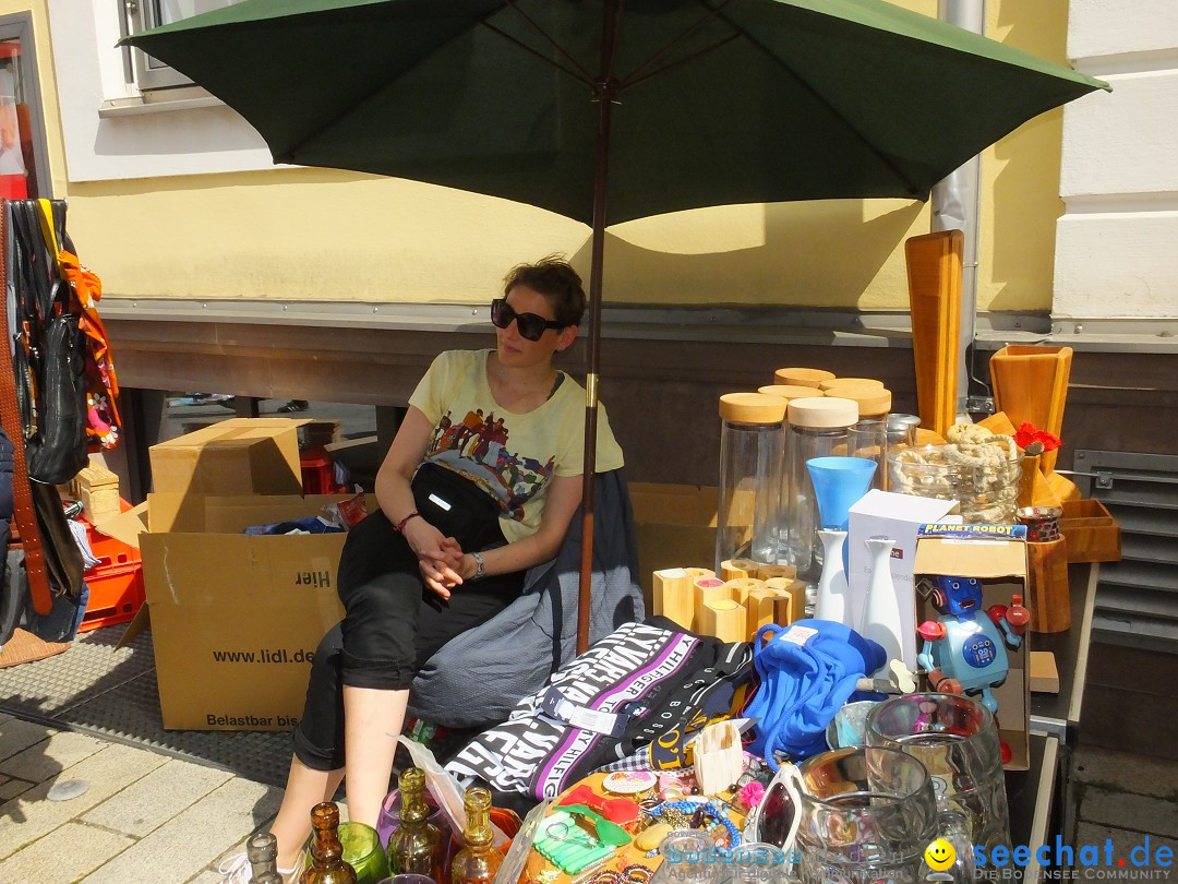 Flohmarkt in Sigmaringen am Bodensee, 26.08.2017