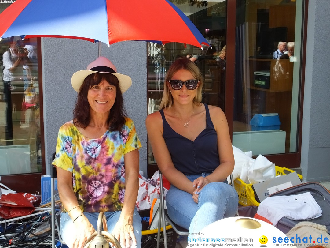 Flohmarkt in Sigmaringen am Bodensee, 26.08.2017