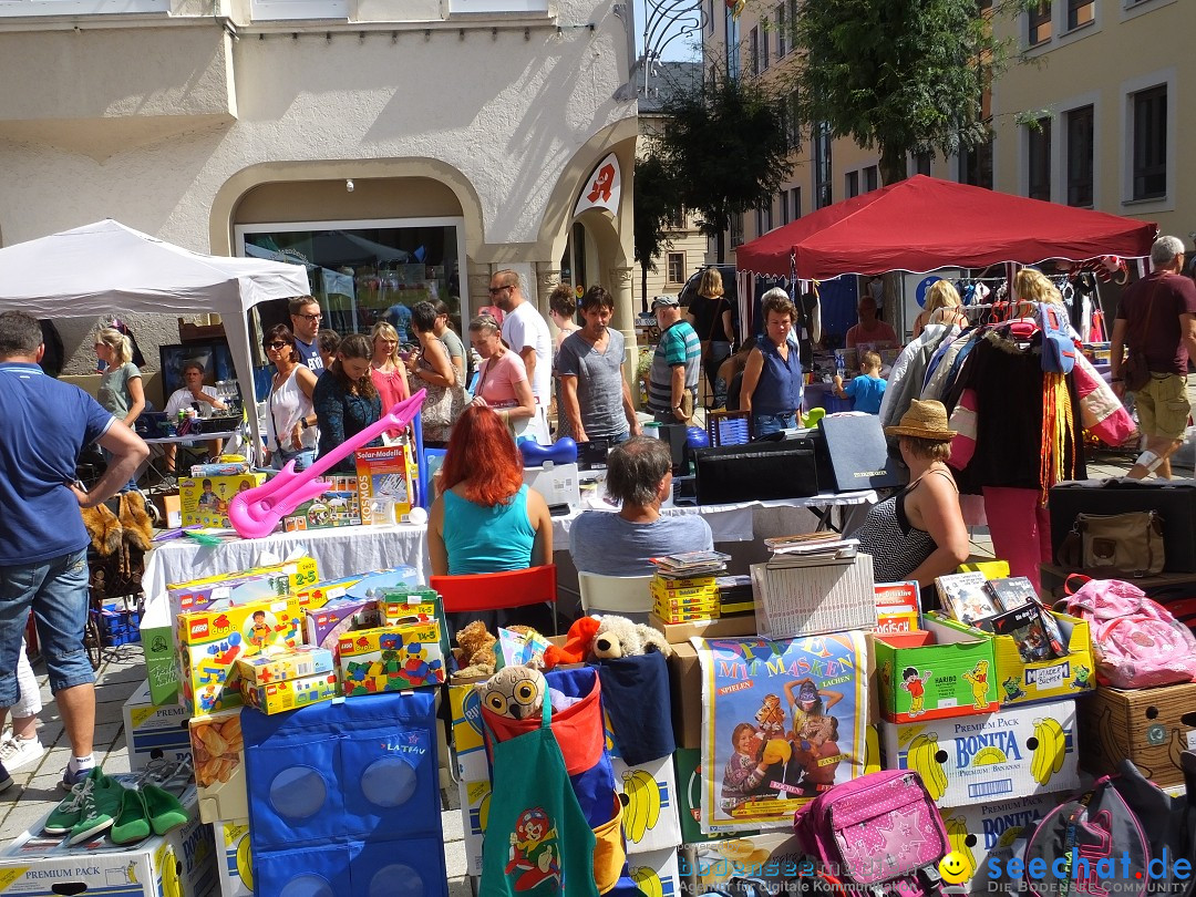 Flohmarkt in Sigmaringen am Bodensee, 26.08.2017