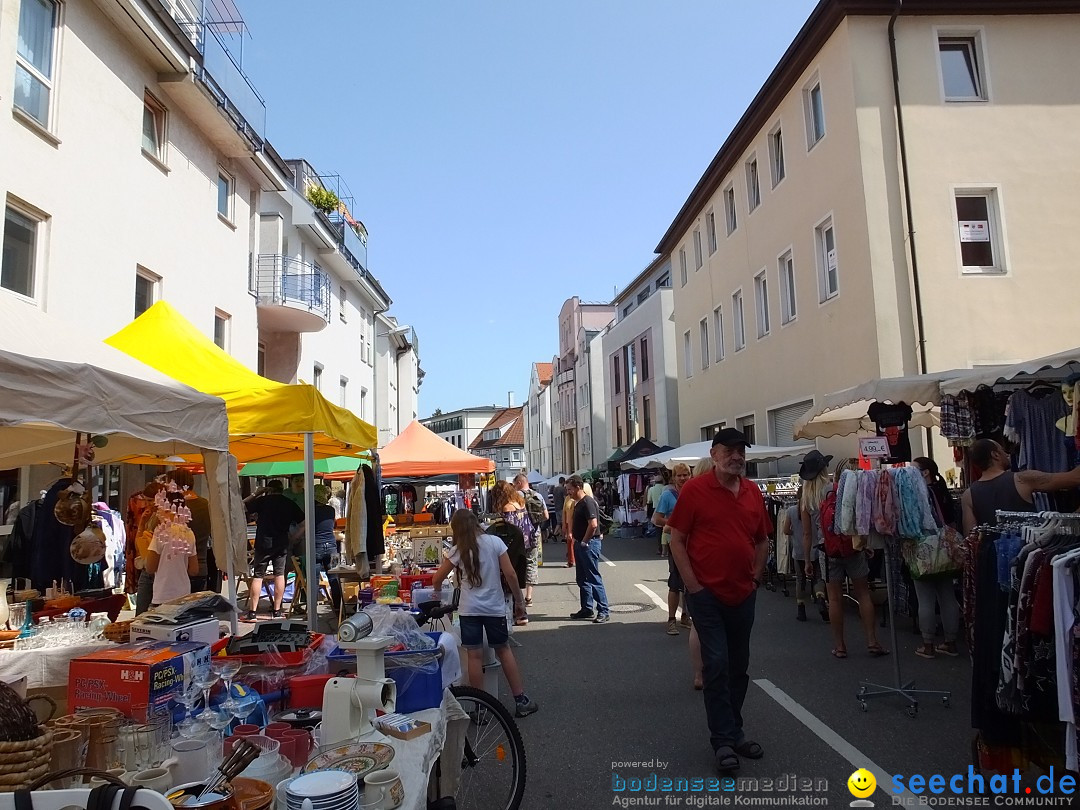 Flohmarkt in Sigmaringen am Bodensee, 26.08.2017