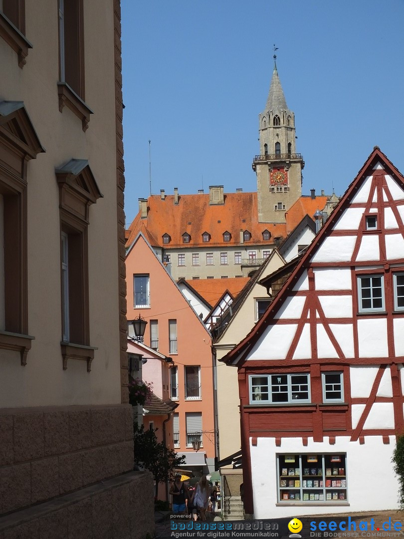 Flohmarkt in Sigmaringen am Bodensee, 26.08.2017