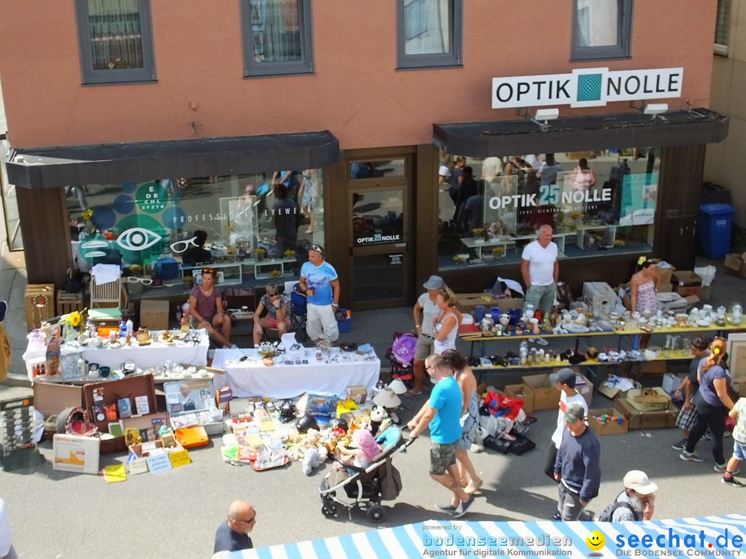 Flohmarkt in Sigmaringen am Bodensee, 26.08.2017