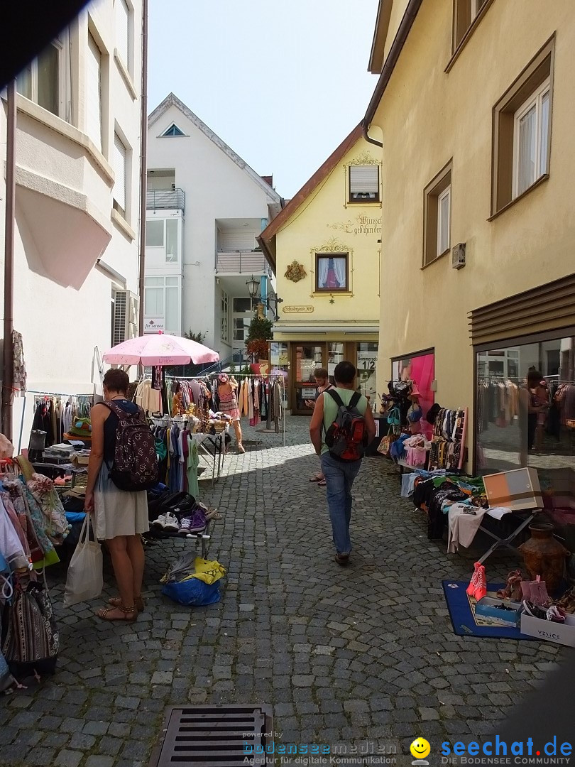 Flohmarkt in Sigmaringen am Bodensee, 26.08.2017