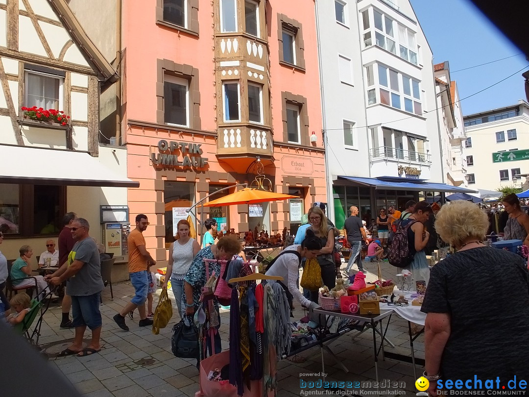 Flohmarkt in Sigmaringen am Bodensee, 26.08.2017