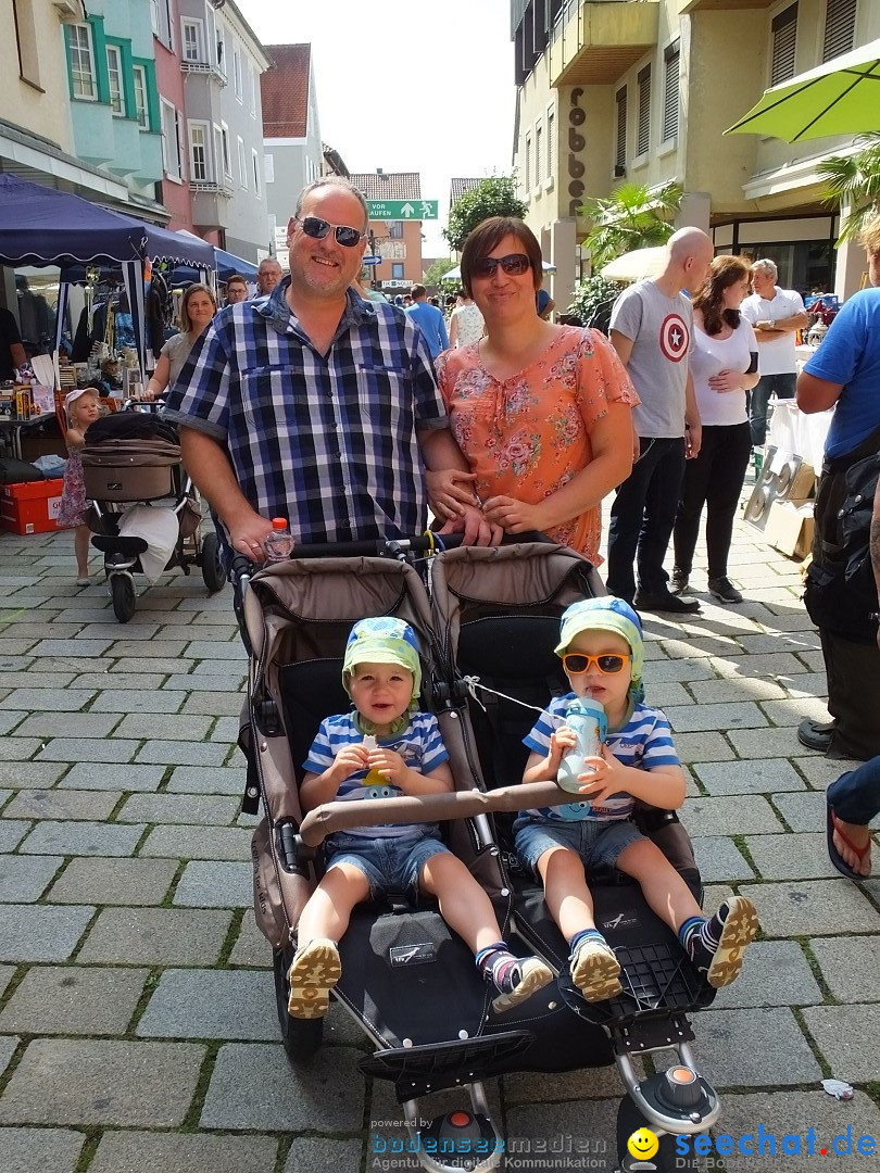 Flohmarkt in Sigmaringen am Bodensee, 26.08.2017