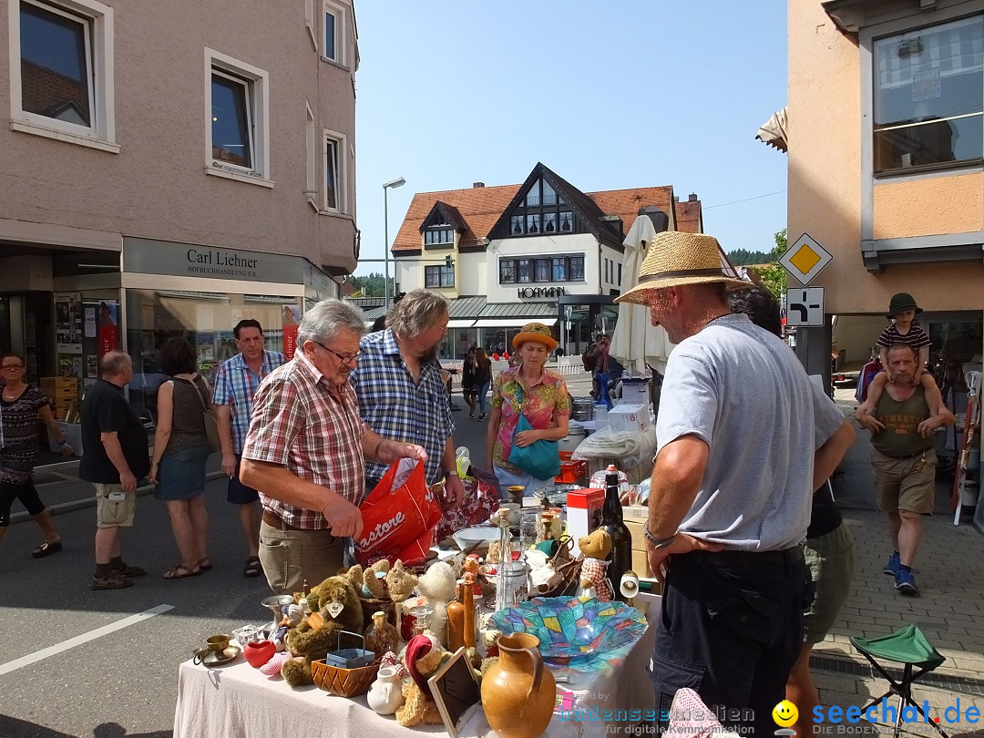 Flohmarkt in Sigmaringen am Bodensee, 26.08.2017