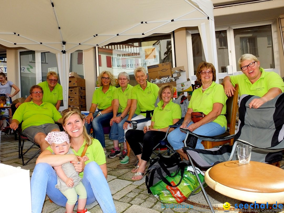 Flohmarkt in Sigmaringen am Bodensee, 26.08.2017