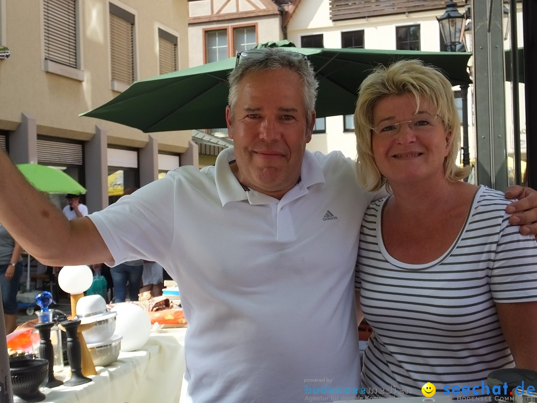 Flohmarkt in Sigmaringen am Bodensee, 26.08.2017