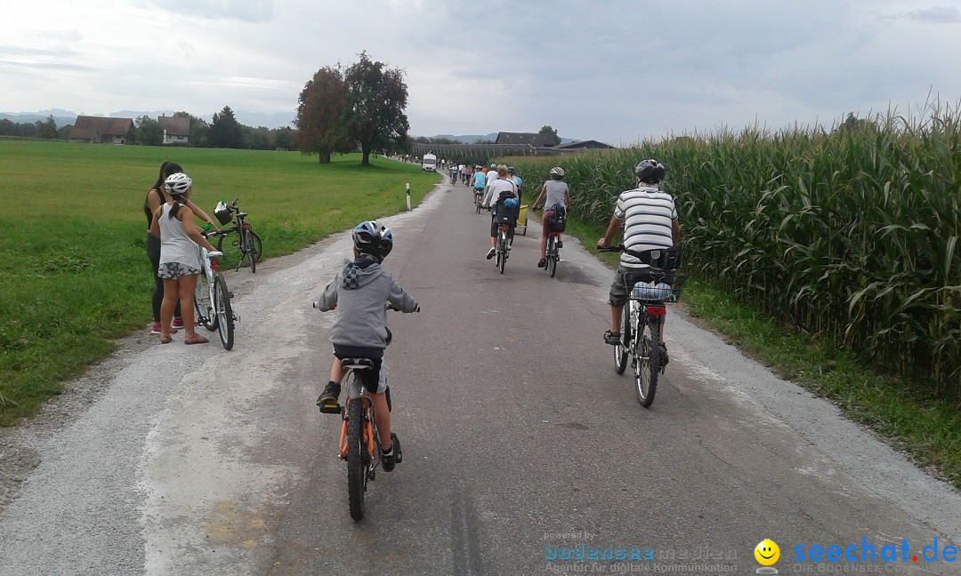 SlowUp Romanshorn mit TEAM seechat.de Bodensee-Community, 27.08.17