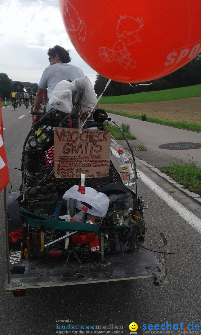 SlowUp Romanshorn mit TEAM seechat.de Bodensee-Community, 27.08.17