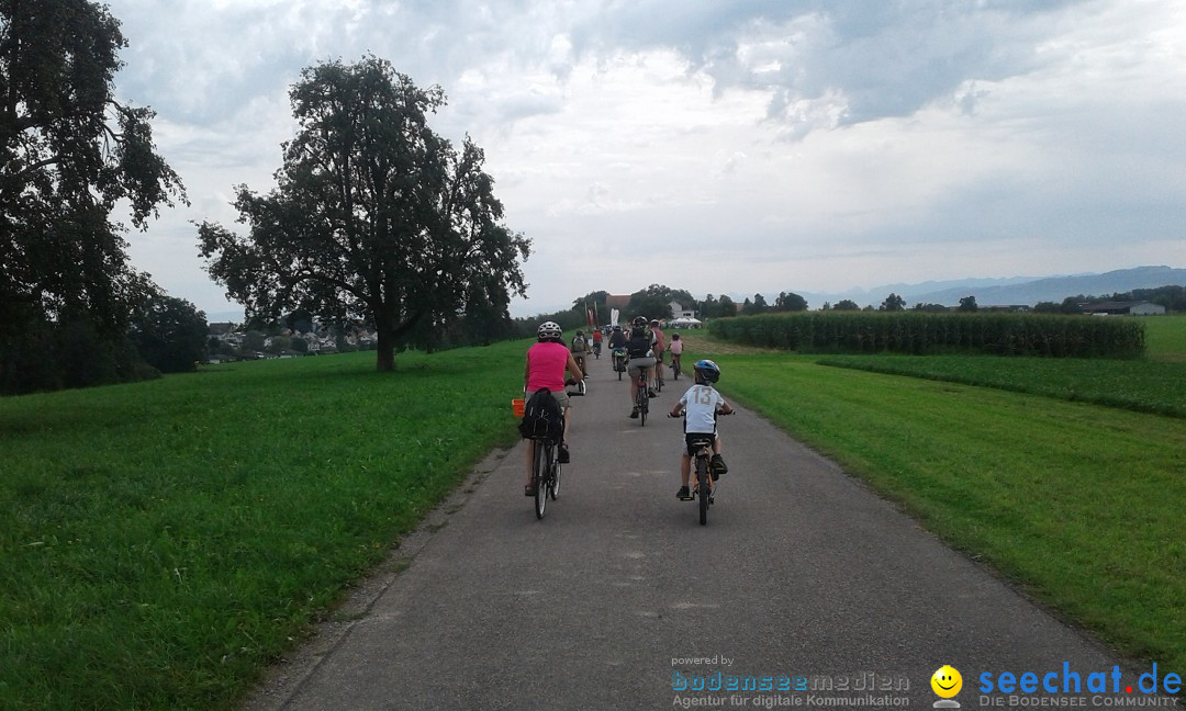 SlowUp Romanshorn mit TEAM seechat.de Bodensee-Community, 27.08.17