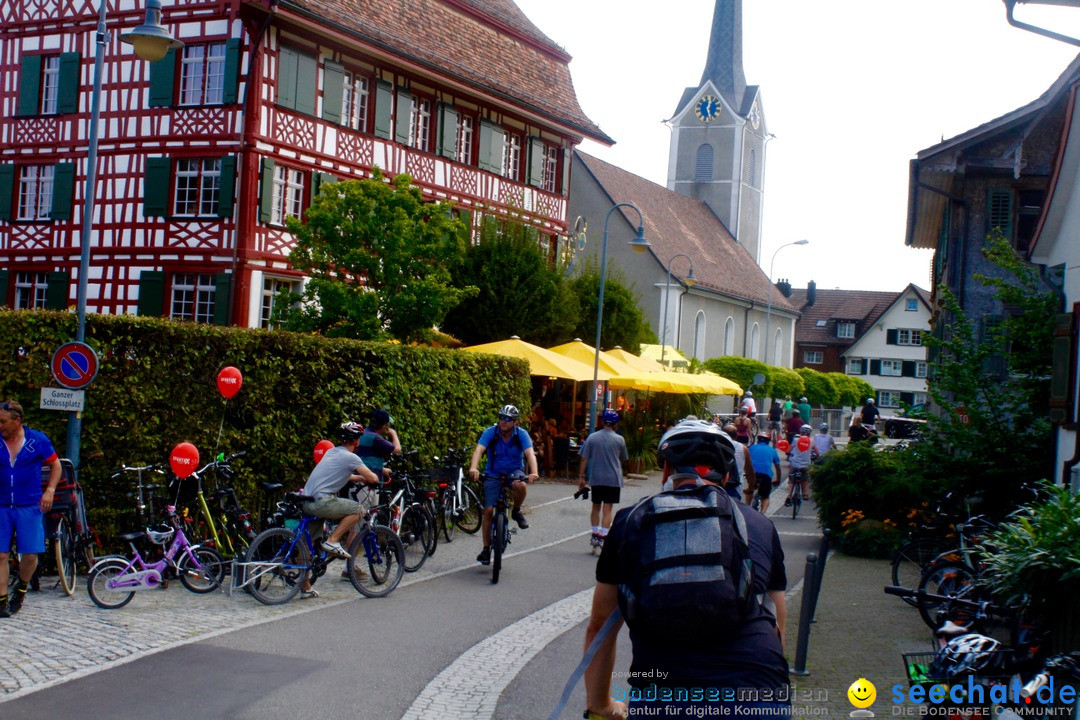 SlowUp Romanshorn mit TEAM seechat.de Bodensee-Community, 27.08.17