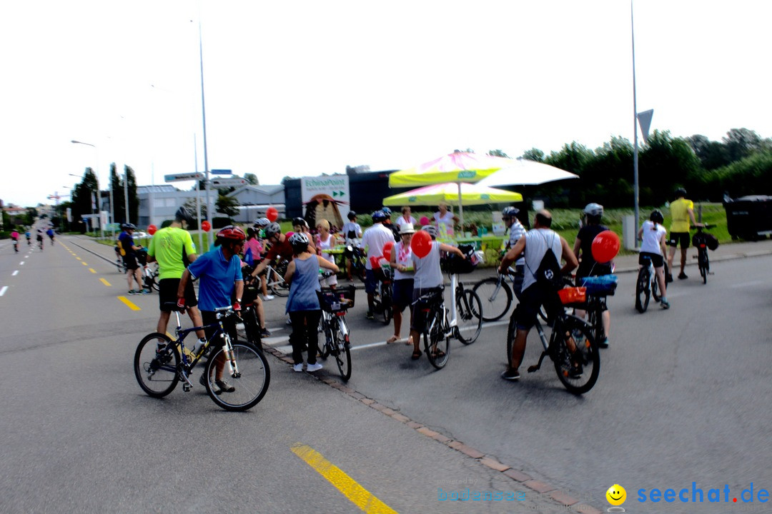 SlowUp Romanshorn mit TEAM seechat.de Bodensee-Community, 27.08.17