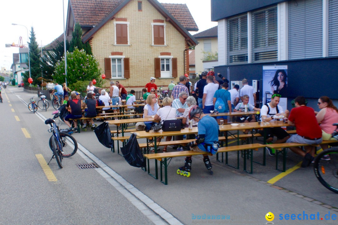 SlowUp Romanshorn mit TEAM seechat.de Bodensee-Community, 27.08.17