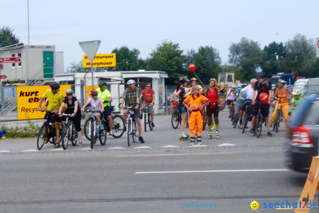 SlowUp Romanshorn mit TEAM seechat.de Bodensee-Community, 27.08.17