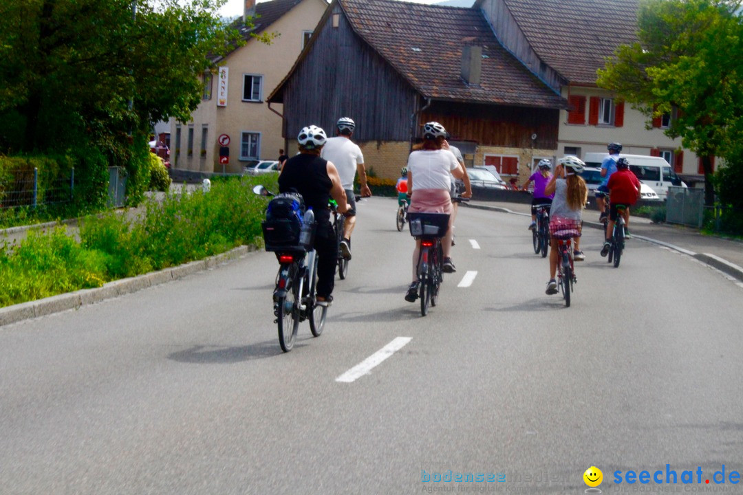 SlowUp Romanshorn mit TEAM seechat.de Bodensee-Community, 27.08.17