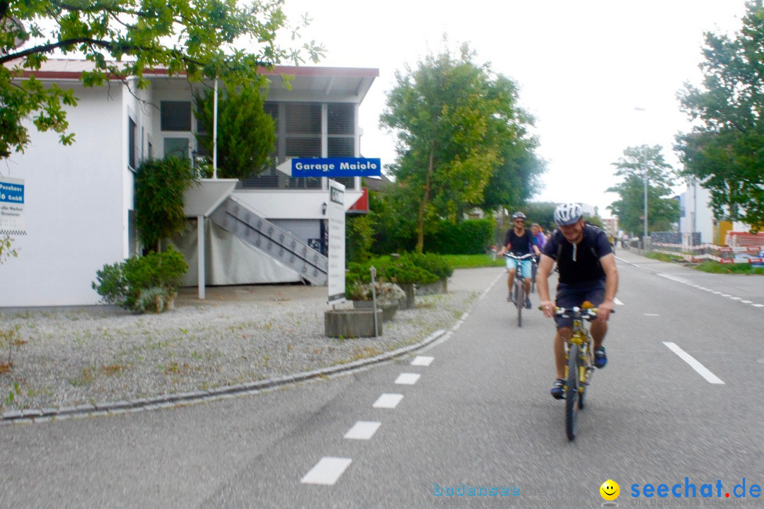 SlowUp Romanshorn mit TEAM seechat.de Bodensee-Community, 27.08.17