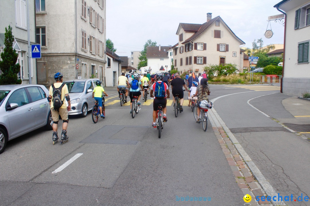 SlowUp Romanshorn mit TEAM seechat.de Bodensee-Community, 27.08.17