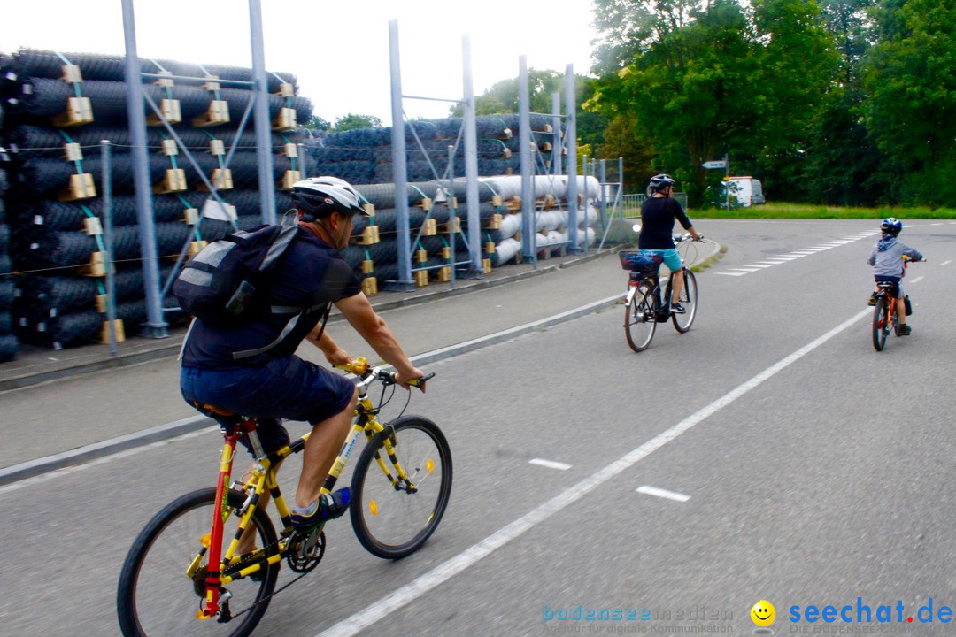 SlowUp Romanshorn mit TEAM seechat.de Bodensee-Community, 27.08.17