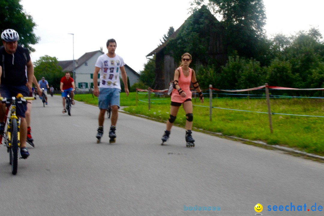 SlowUp Romanshorn mit TEAM seechat.de Bodensee-Community, 27.08.17