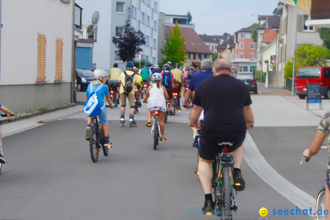 SlowUp Romanshorn mit TEAM seechat.de Bodensee-Community, 27.08.17