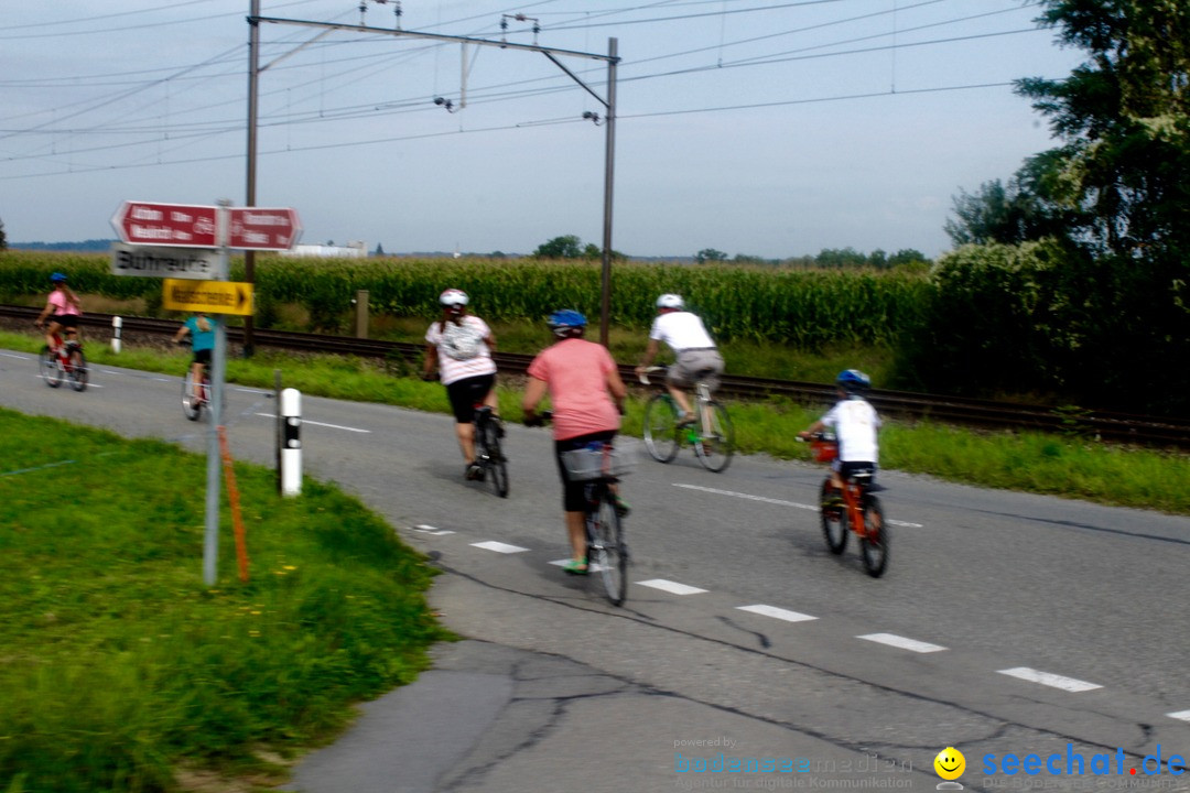 SlowUp Romanshorn mit TEAM seechat.de Bodensee-Community, 27.08.17