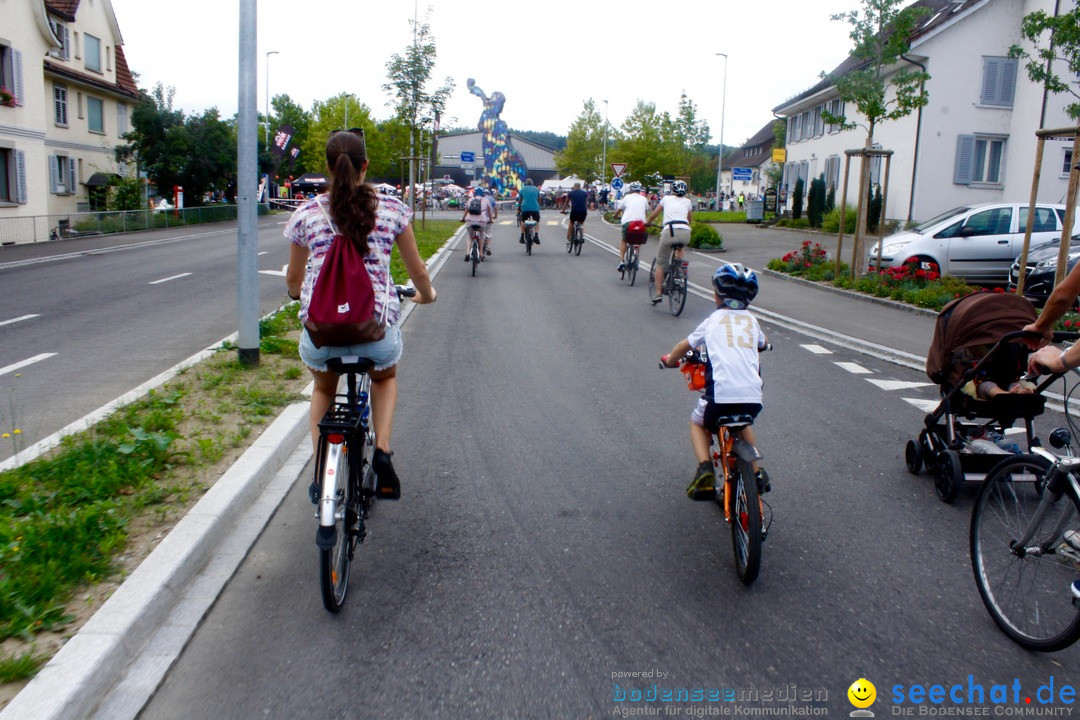 SlowUp Romanshorn mit TEAM seechat.de Bodensee-Community, 27.08.17