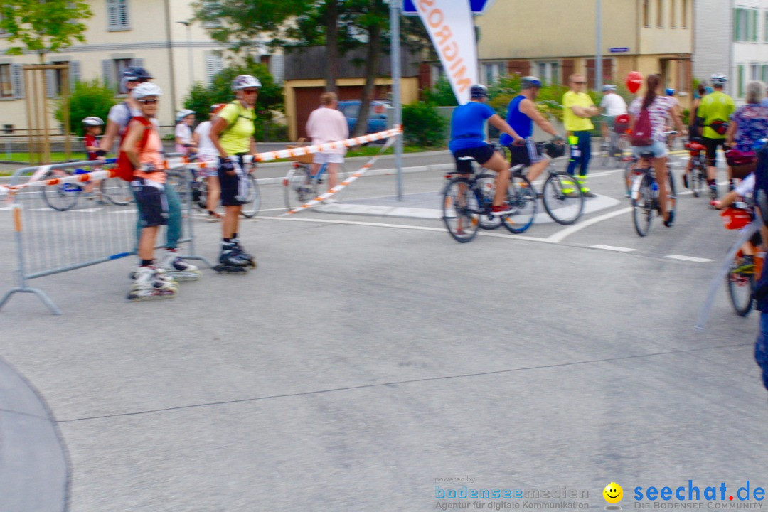 SlowUp Romanshorn mit TEAM seechat.de Bodensee-Community, 27.08.17