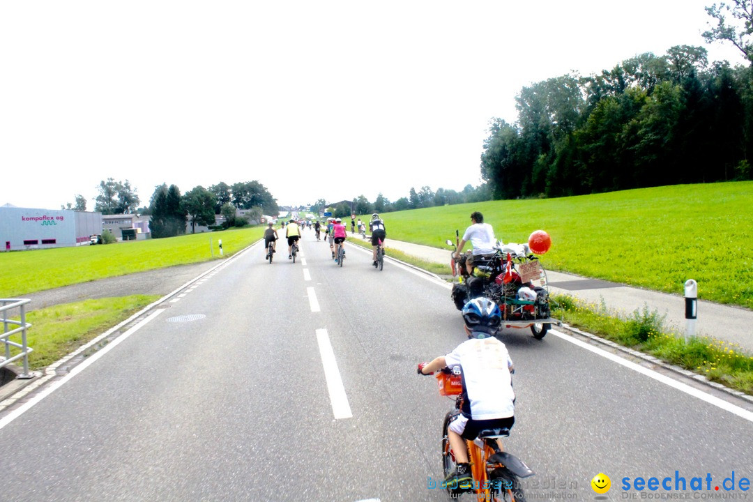 SlowUp Romanshorn mit TEAM seechat.de Bodensee-Community, 27.08.17