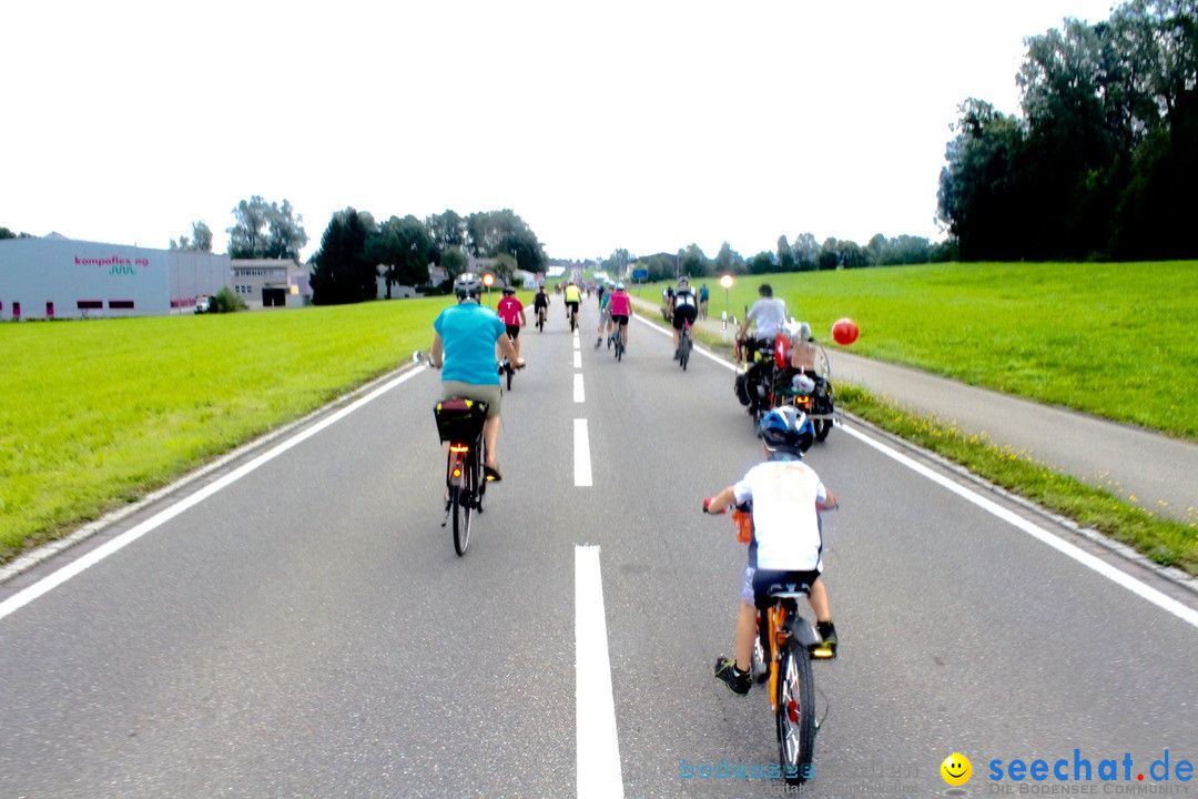 SlowUp Romanshorn mit TEAM seechat.de Bodensee-Community, 27.08.17