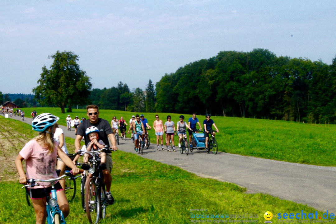 SlowUp Romanshorn mit TEAM seechat.de Bodensee-Community, 27.08.17