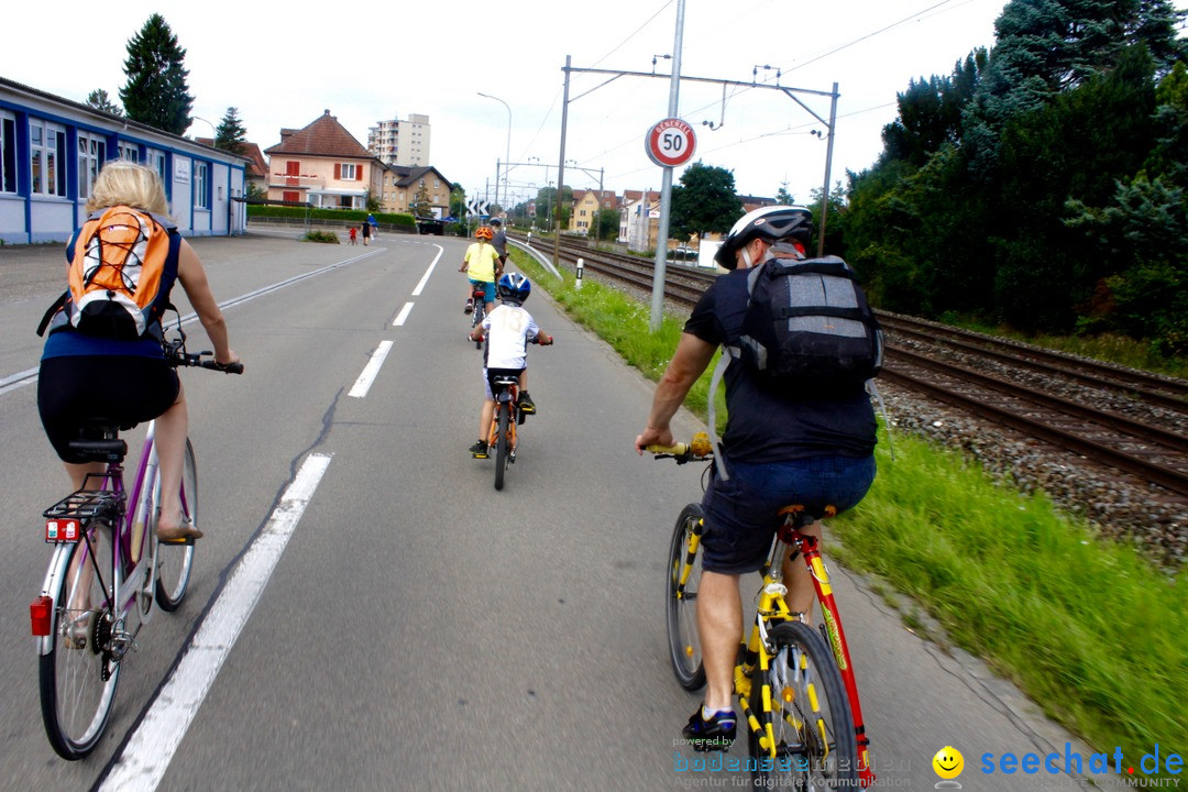 SlowUp Romanshorn mit TEAM seechat.de Bodensee-Community, 27.08.17