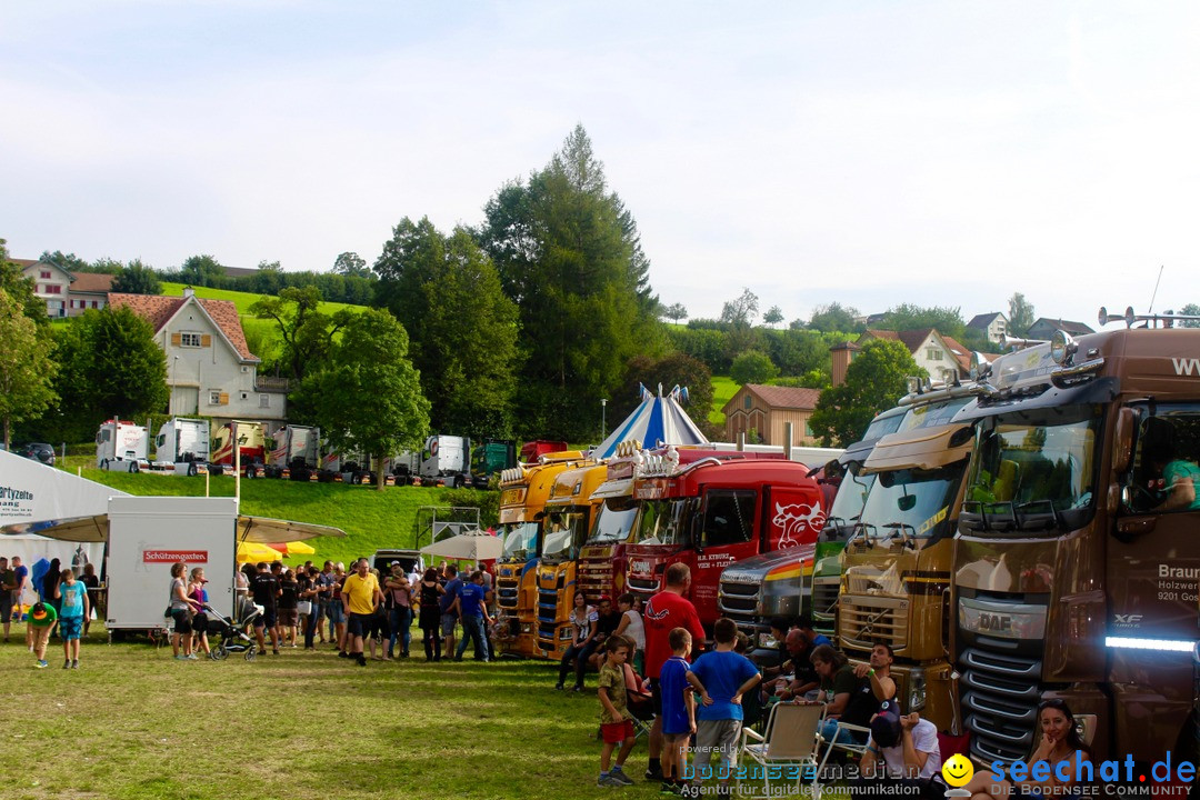 TRUCKER CHILBI: Oberhelfenschwil - Schweiz, 27.08.2017