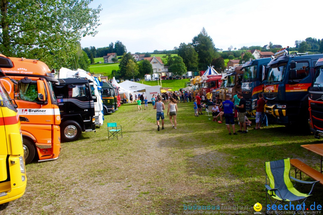 TRUCKER CHILBI: Oberhelfenschwil - Schweiz, 27.08.2017