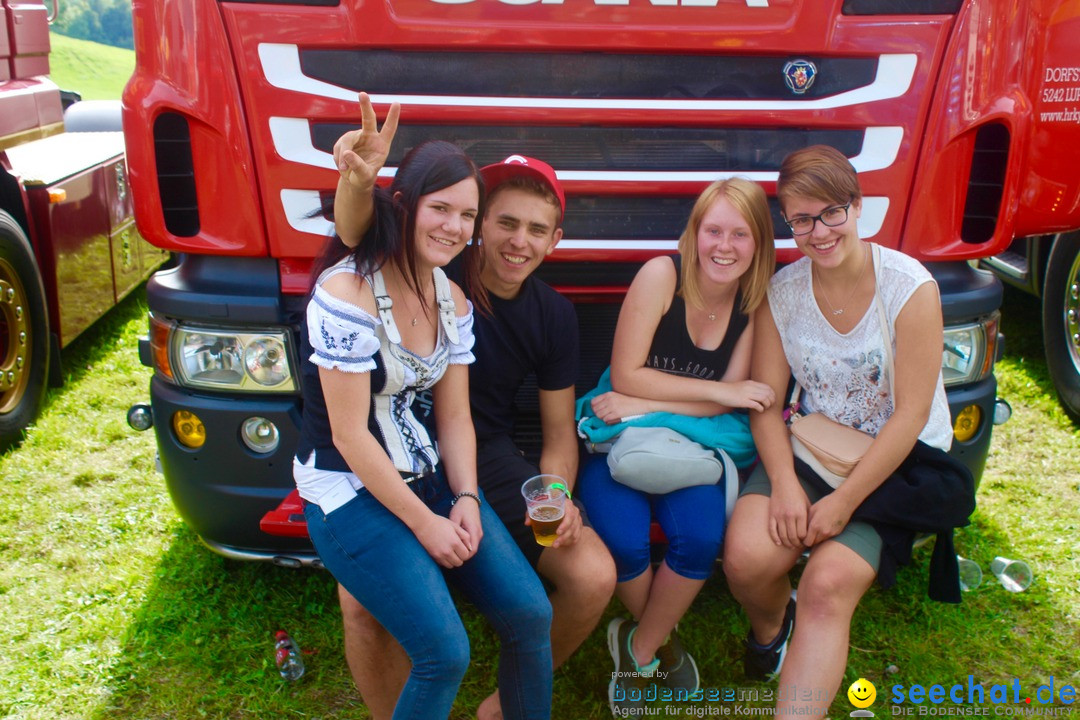 TRUCKER CHILBI: Oberhelfenschwil - Schweiz, 27.08.2017