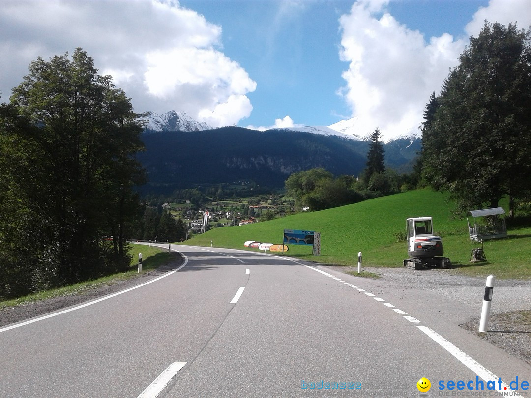 seechat.de Team beim SlowUp Mountain Albula Schweiz, 03.09.2017