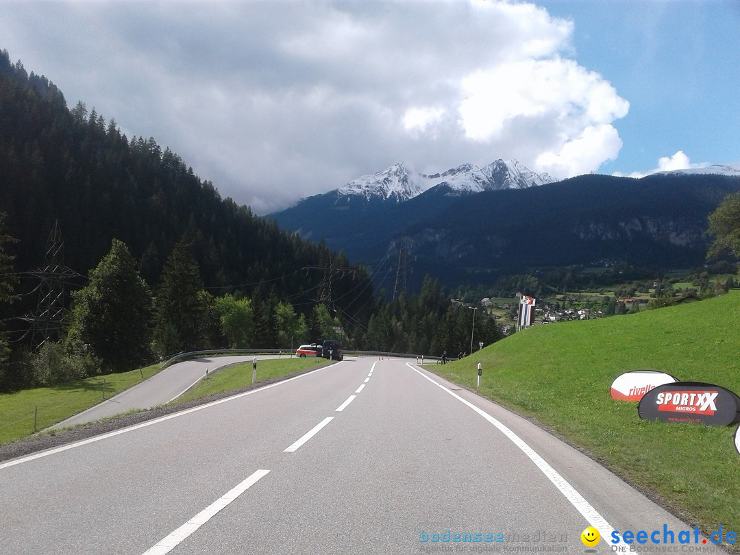 seechat.de Team beim SlowUp Mountain Albula Schweiz, 03.09.2017