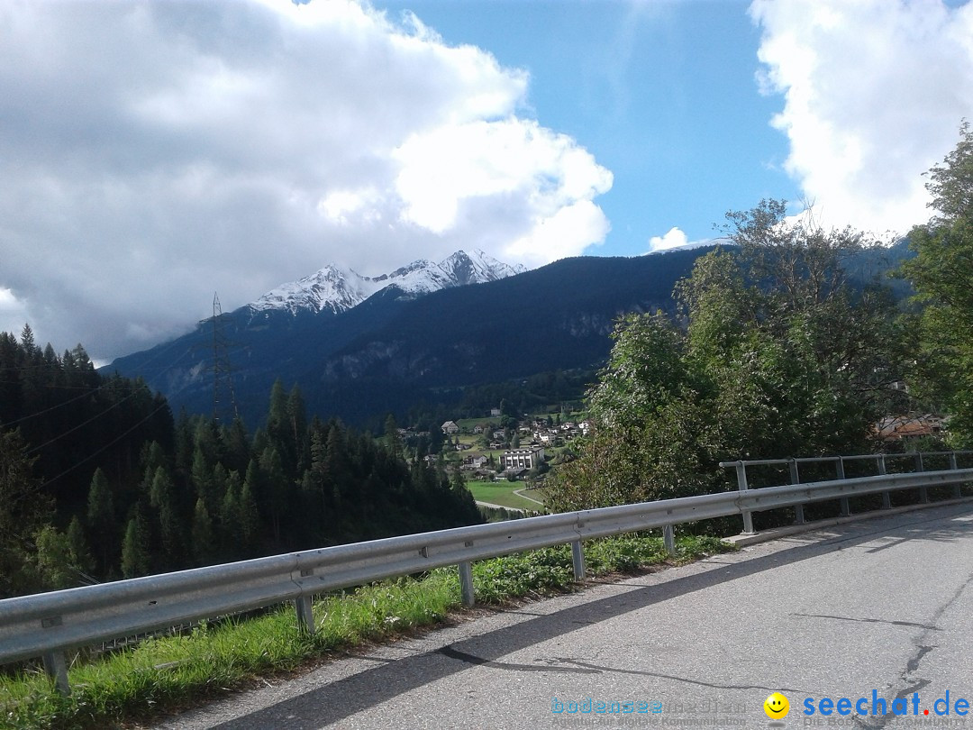 seechat.de Team beim SlowUp Mountain Albula Schweiz, 03.09.2017