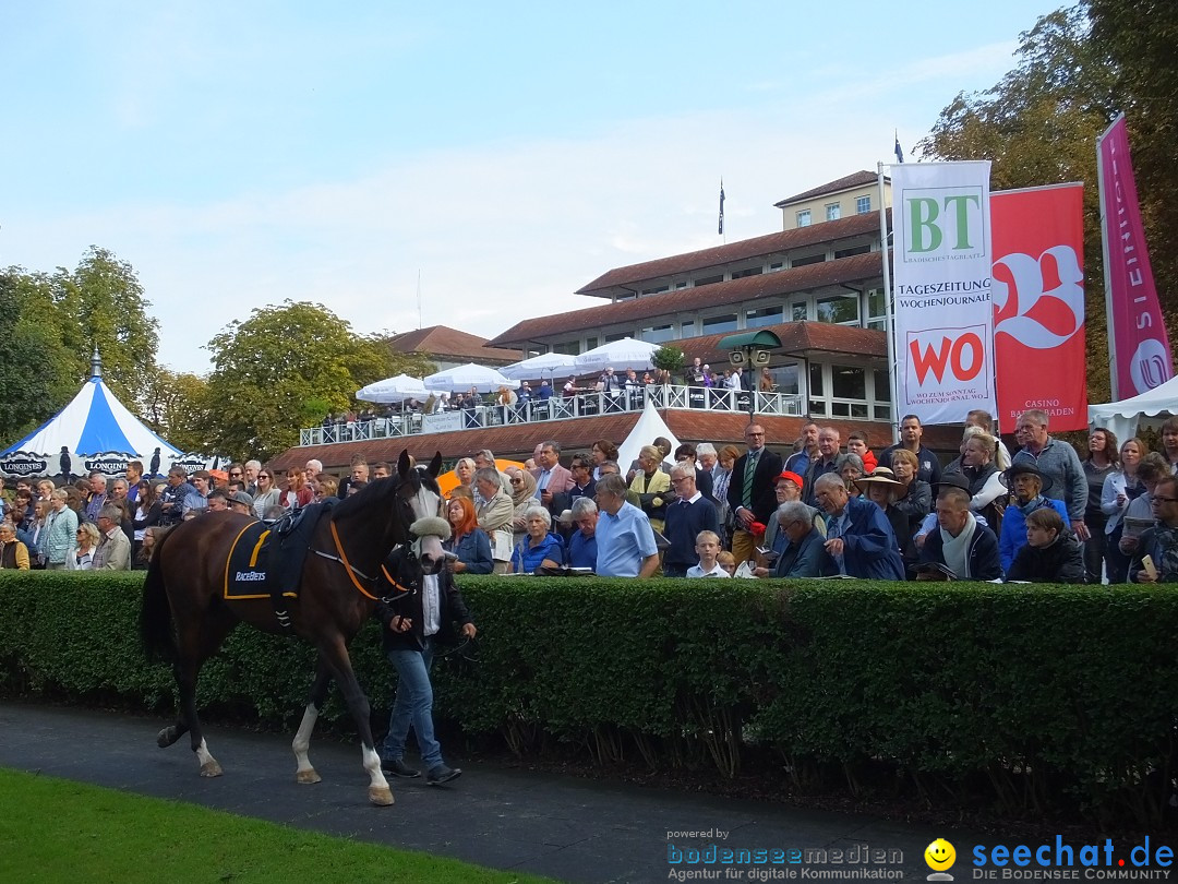 Pferderennen: Baden-Racing - GROSSE WOCHE 2017: Baden-Baden, 03.09.2017