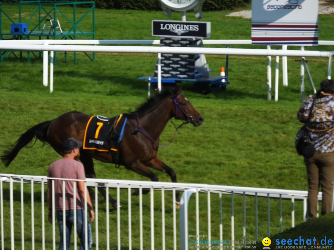 Pferderennen: Baden-Racing - GROSSE WOCHE 2017: Baden-Baden, 03.09.2017