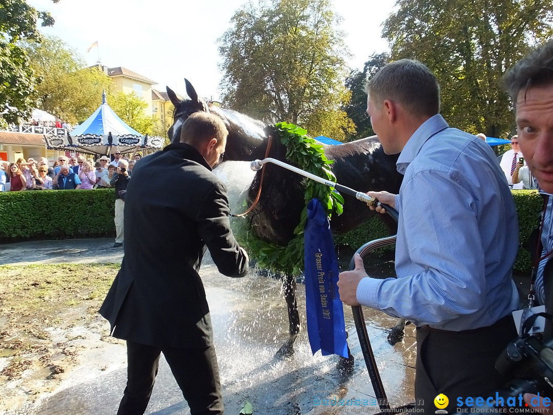 Pferderennen: Baden-Racing - GROSSE WOCHE 2017: Baden-Baden, 03.09.2017