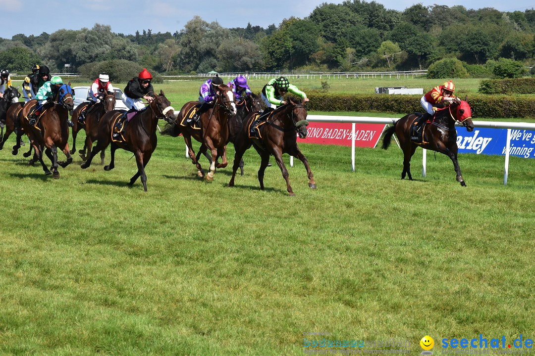 Pferderennen: Baden-Racing - GROSSE WOCHE 2017: Baden-Baden, 03.09.2017