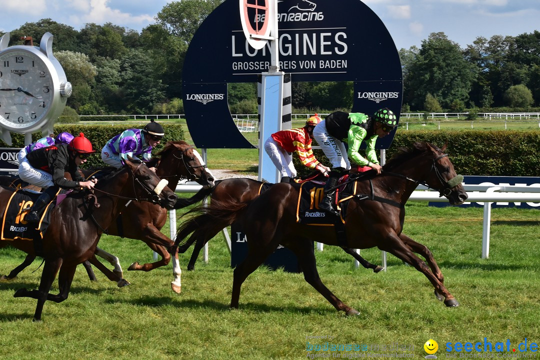 Pferderennen: Baden-Racing - GROSSE WOCHE 2017: Baden-Baden, 03.09.2017