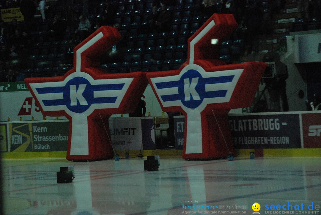 Eishockey Kloten - Schweiz: EHC Kloten vs. HC Lugano 3:1, 17.10.2017