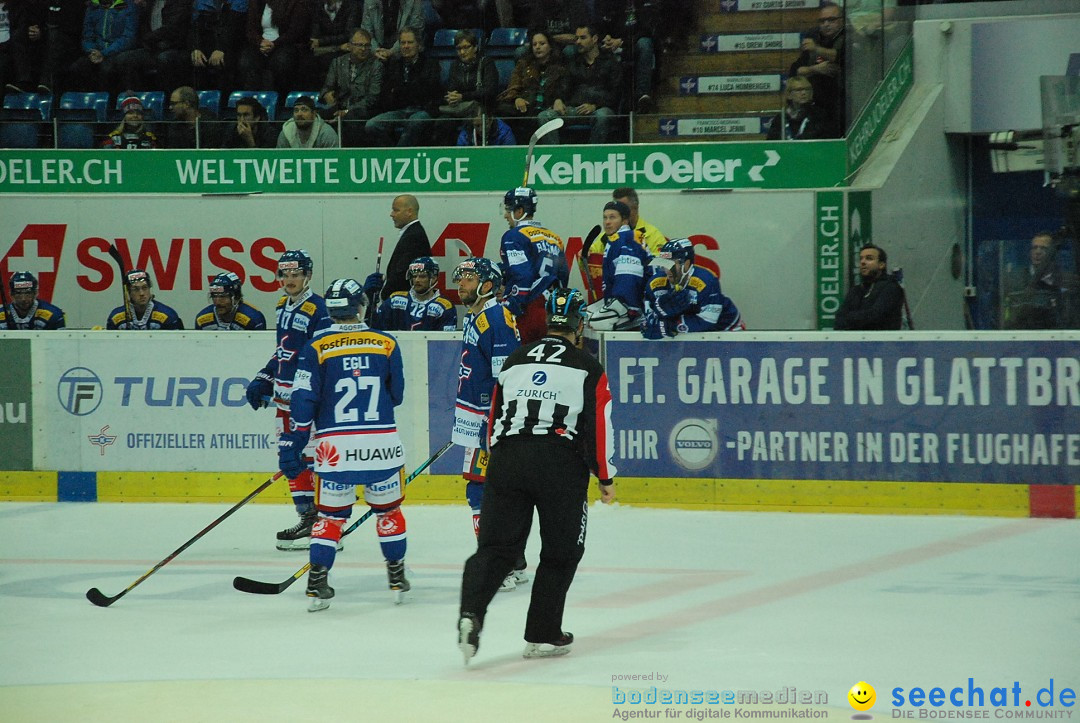 Eishockey Kloten - Schweiz: EHC Kloten vs. HC Lugano 3:1, 17.10.2017