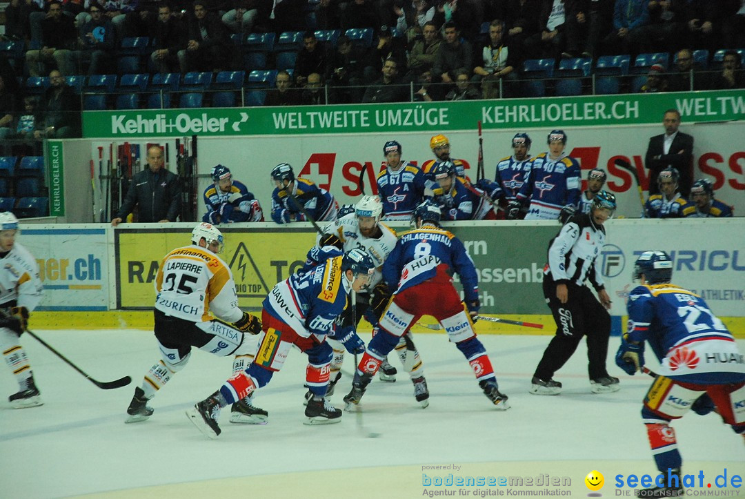 Eishockey Kloten - Schweiz: EHC Kloten vs. HC Lugano 3:1, 17.10.2017